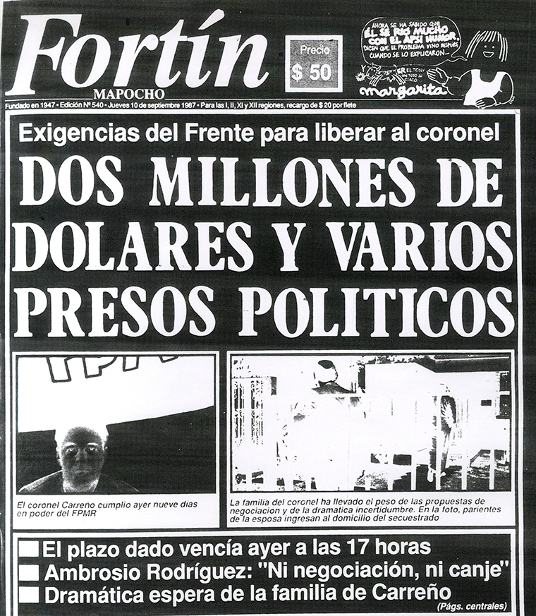 Fortín Mapocho, 10 de septiembre de 1987