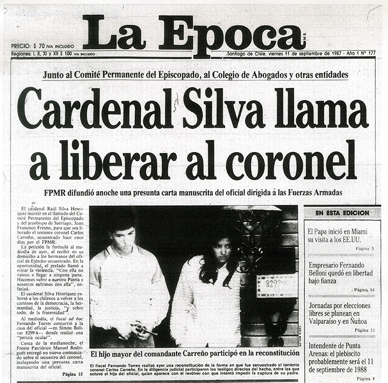 La Época, 11 de septiembre de 1987
