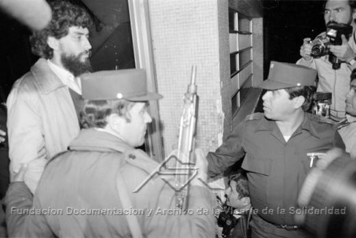 Ramiro Olivares, el día de su primera detención. Fundación Documentación y Archivo de la Vicaría de la Solidaridad. 