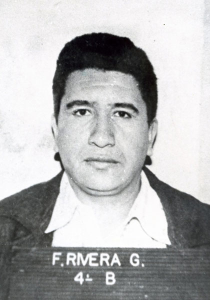 Felipe Segundo Rivera Gajardo, electricista y militante del Partido Comunista. Museo de la Memoria.