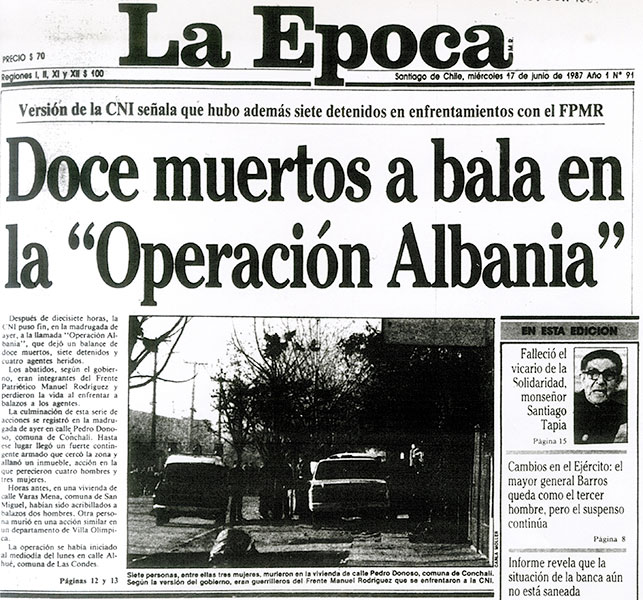 La Época, 17 de junio de 1987