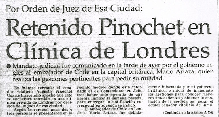 El Mercurio, 17 de octubre de 1998.